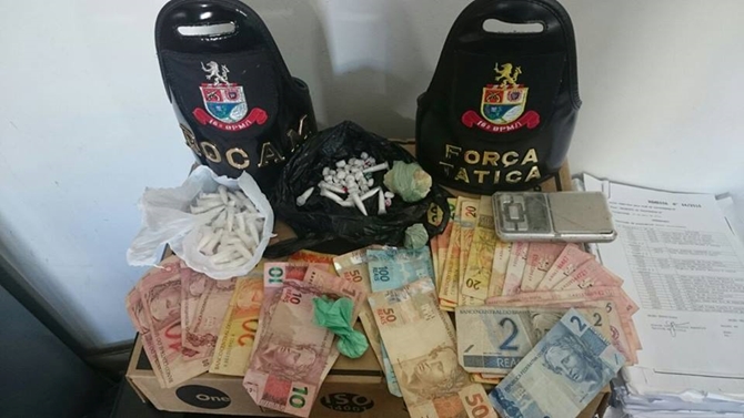Jovem e adolescente são presos por tráfico no Matarazzo