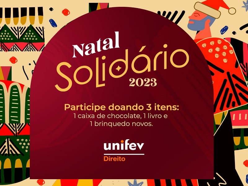 Direito promove campanha para Natal Solidário