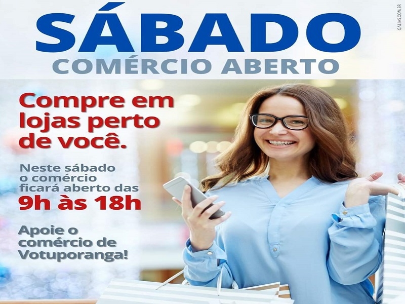 Comércio até 18 horas: Liquida Votu em março