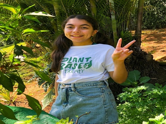 Aos 12 anos ela é embaixadora brasileira do clima