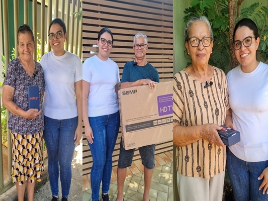 Novos ganhadores do “Saúde que dá Prêmios” 