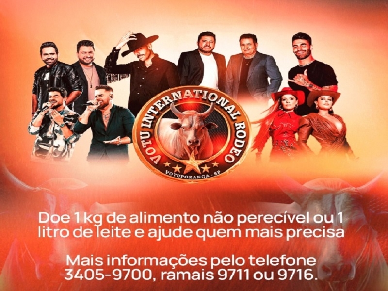 Votu International Rodeo une festa e solidariedade 