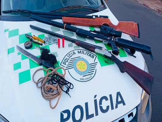 Caçador irregular é flagrado em ceva de animais silvestres