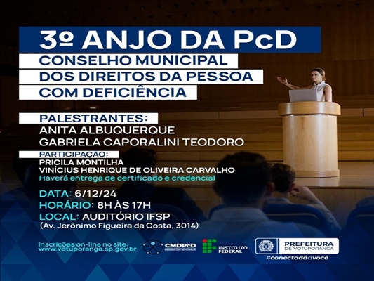 Votuporanga realiza 3º Encontro Anjo da PcD