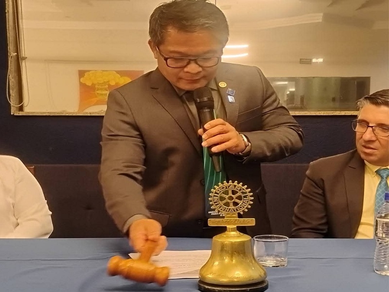 Hézio Otsuki assume presidência do Rotary Novas Gerações
