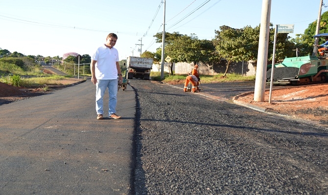 O presidente da Câmara, Serginho da Farmácia, acompanhou o trabalho