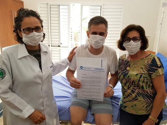 Empresário Mauricinho Menezes foi para casa após doença