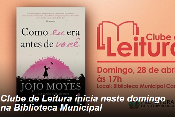 CLUBE DE LEITURA NA BIBLIOTECA 