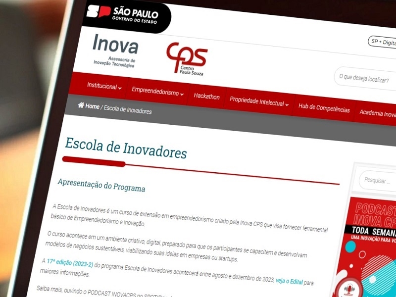 Centro Paula Souza abre 1,4 mil estágios