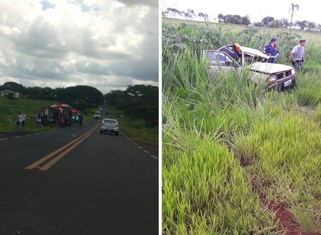 CRIANÇAS FERIDAS EM COLISÃO ENTRE CARROS EM FERNANDÓPOLIS