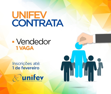 OPORTUNIDADE: vaga de emprego na UNIFEV