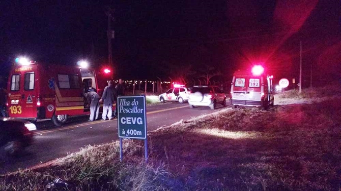 Vaca em pista provoca acidente com 3 feridos em Votuporanga