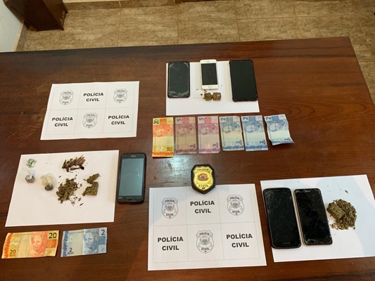 Polícia Civil faz operação e prende traficantes 