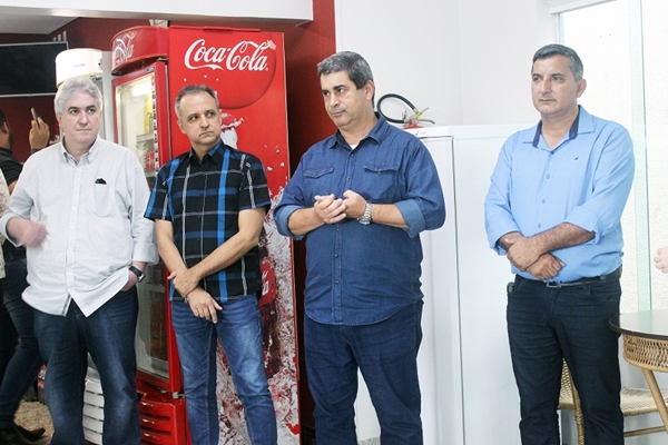 DEPUTADO CORONEL TADEU VISITA SANTA CASA