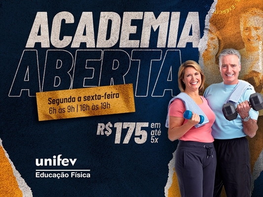 Academia UNIFEV com inscrições abertas