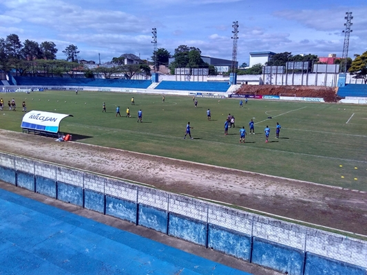 Estádio Joaquinzão, onde acontece o confronto 