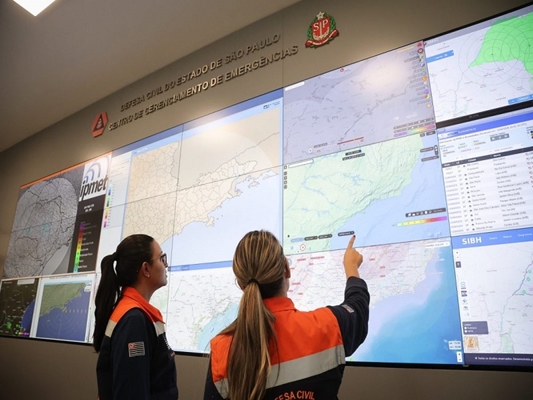 Defesa Civil mantém alerta para tempestades 