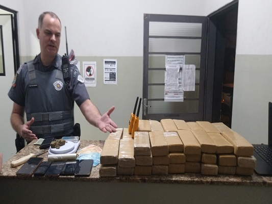 Traficante é preso com 31 kg de maconha em Votuporanga