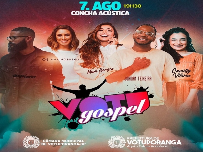 VotuGospel 2025 no dia 7 de agosto na Concha Acústica