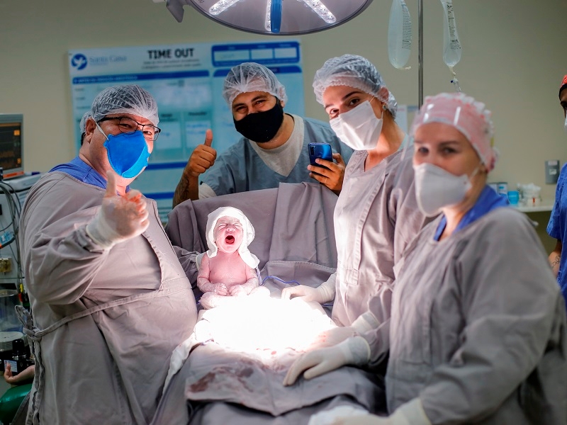 Em 2021 1.737 começaram a vida na Santa Casa