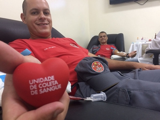 CAMPANHA BOMBEIRO SANGUE BOM INCENTIVA DOAÇÕES