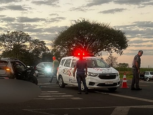 Acidente na vicinal entre Tanabi e Monte Aprazível