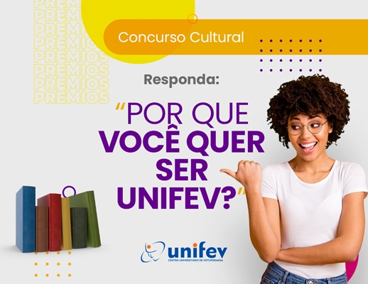 Concurso cultural UNIFEV tem bolsa de 100% 