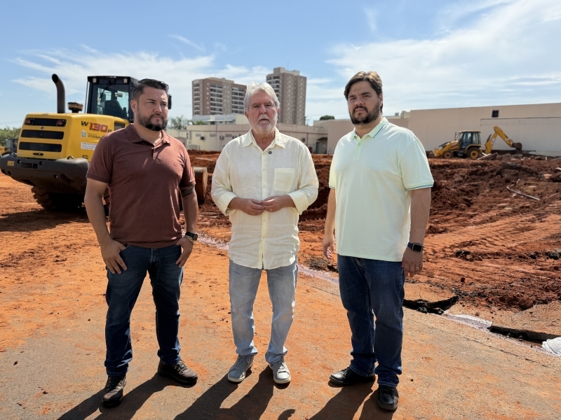 Terraplenagem do Hospital Materno-Infantil de Votuporanga é iniciada 