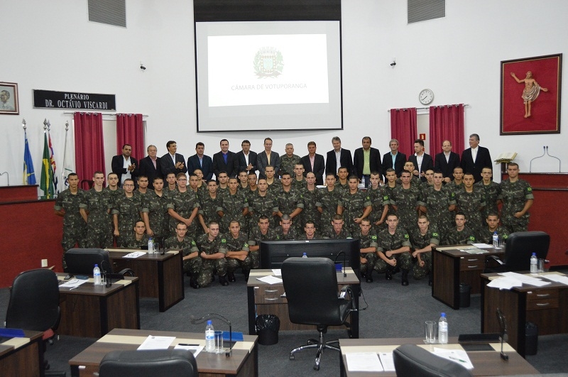 Recentemente atiradores do TG foram homenageados pelos vereadores