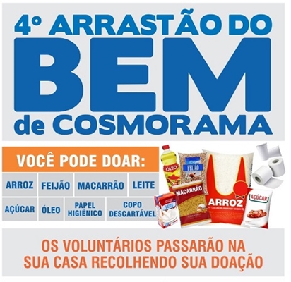 COSMORAMA FAZ ARRASTÃO PRA SANTA CASA DE VOTUPORANGA