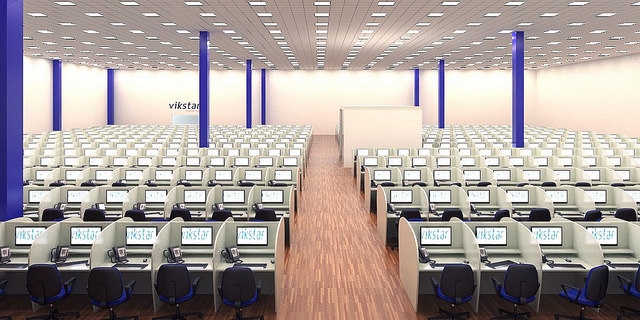 Empresa de telemarketing apresenta instalações no Shopping 