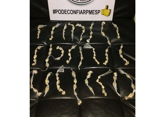 TRAFICANTE CAI DE TELHADO E É PRESO COM DROGA NA CUECA