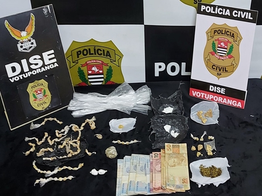 DISE prende jovem e adolescente por tráfico em Votuporanga