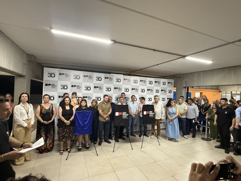 Governador Tarcísio de Freitas inaugura 2 escolas em Votuporanga