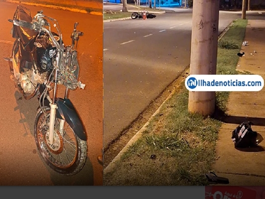 Motociclista morre em colisão com poste na região