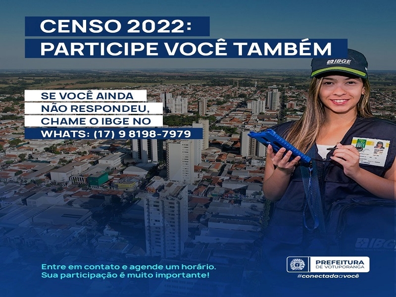 Agora morador pode agendar visita do Censo 