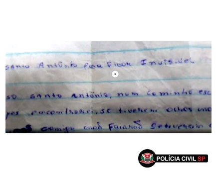 POLÍCIA PRENDE LADRÃO QUE REZAVA PRA FICAR INVISÍVEL
