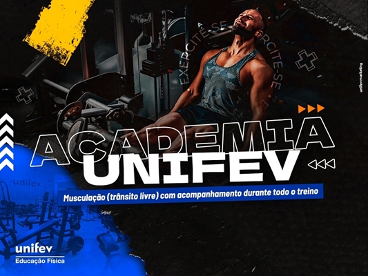 Academia Unifev abre inscrições para o segundo semestre