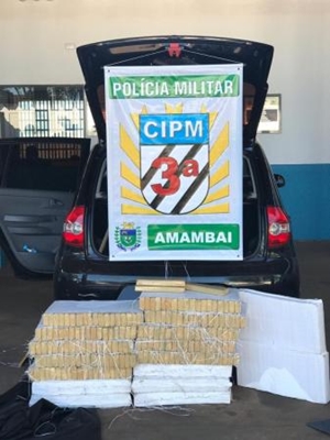 DOIS VOTUPORANGUENSES PRESOS COM 201 KG DE MACONHA NO MS