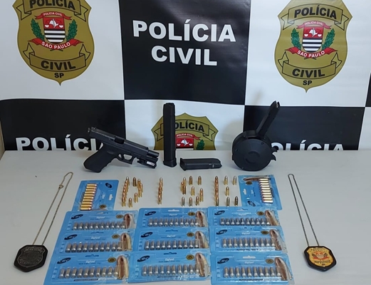 DISE prende mulher com arma e 150 munições 