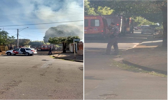 Ocorrência mobilizou Bombeiros e Policiais Militares