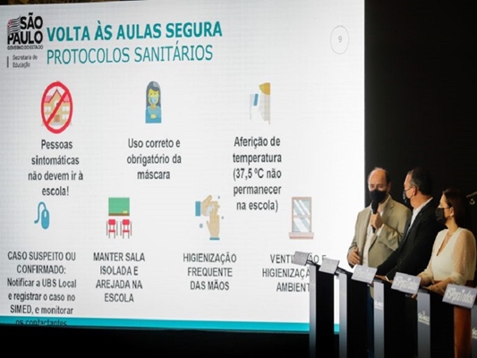 Garotada toda de volta à escola hoje
