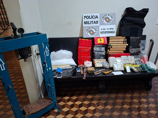 Polícia Militar de Votuporanga 'cancela' 92 kg de drogas em 15 dias