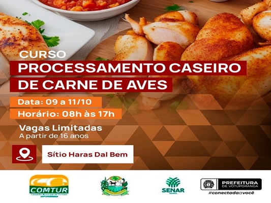  Curso gratuito da Secretaria Municipal da Cultura e Turismo
