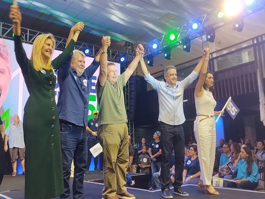 Deputado Carlão Pignatari no lançamento da campanha de Seba