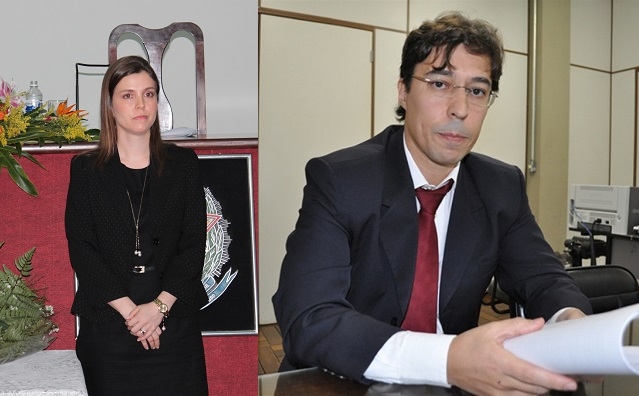 JUÍZA CAROLINA DEIXA VOTUPORANGA E JOSÉ MANUEL VOLTA