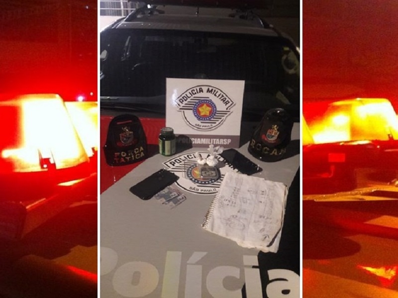 FERNANDÓPOLIS: traficante é preso com droga pela PM