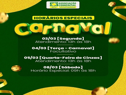 Comércio tem ponto facultativo amanhã (4)