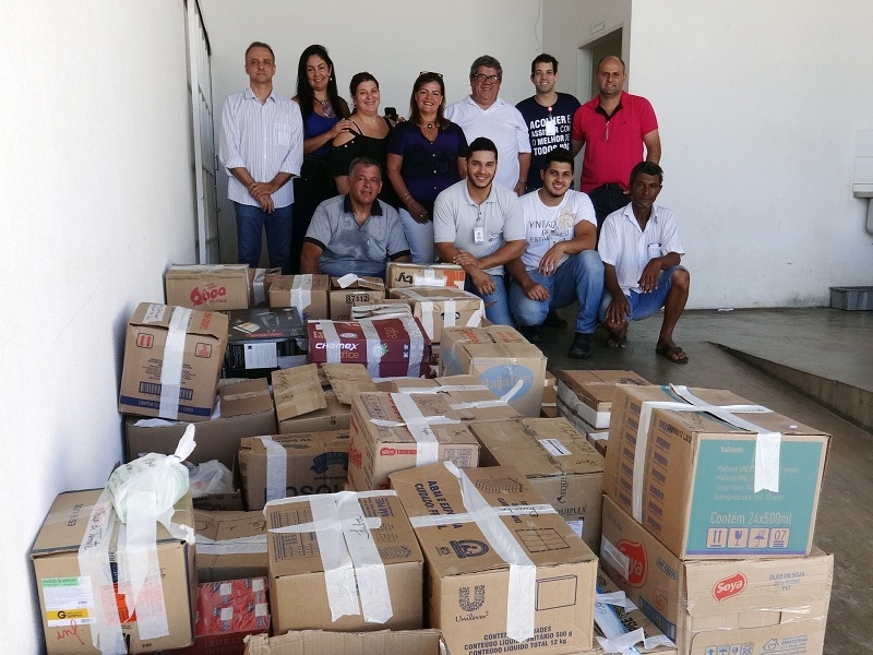 Santa Casa recebe doação de 1 tonelada de alimentos