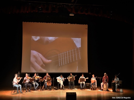 Suíte Cabocla no palco do Centro de Convenções de Votuporanga